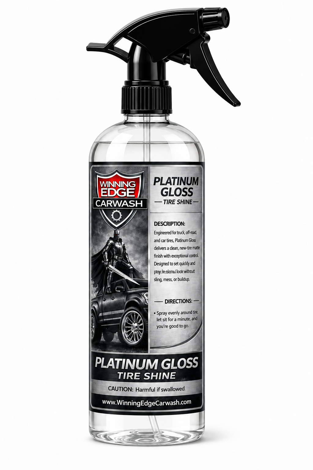 Platinum gloss tire shine
