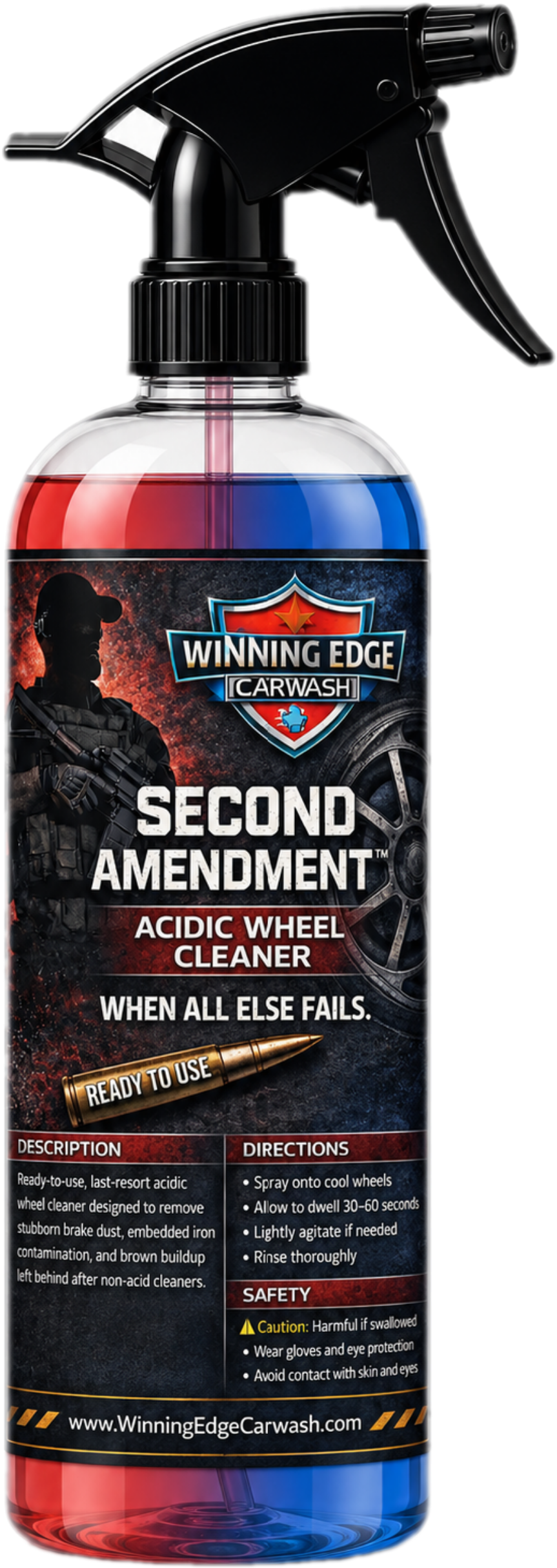 2nd Amendment wheel cleaner