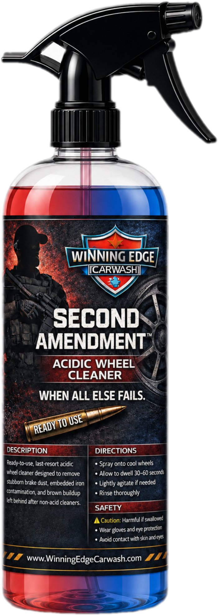 2nd Amendment wheel cleaner